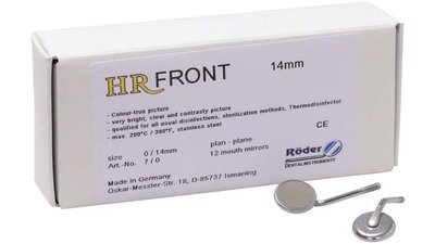Mundspiegel HR Front - Packung 12 Stück SS, plan 3