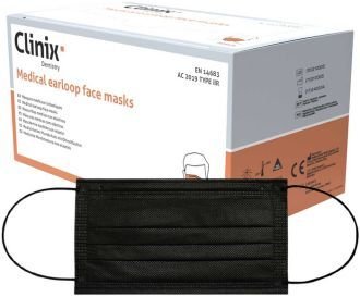 Clinix - ústenky s gumičkou, 50ks černé