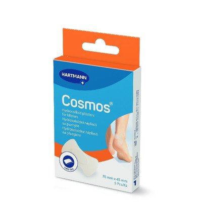 Cosmos Heel náplast na puchýře na patě 76 × 45 mm 5 ks