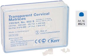 Hawe kształtki przyszyjkowe 852 S 150szt/opak. transparentne