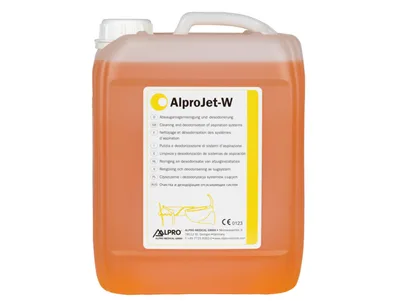 Alpro AlproJet-W 5L vysoce účinný koncentrát dezinfekce pro týdenní údržbu odsávání soupravy,