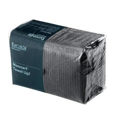 EURONDA Monoart® Roušky Towel-UP 33x45cm Černá 500ks