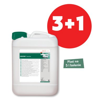 DENTIRO® Sensitive (OCC) –postřiková dezinfekce AKCE 3+1 - 3x 5 L + 1x 5 L