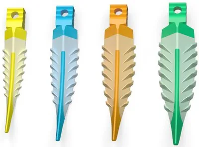 Strata-G Interproximal Wedges malé modré