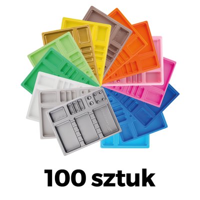 Tacki stomatologiczne kolorowe 100 szt. Hygomed - ciemnopomarańczowy