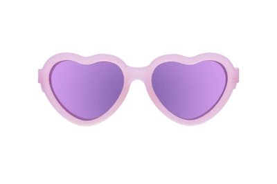 BABIATORS Polarized Hearts Frosted Pink, polarizační zrcadlové sluneční brýle, růžové, 0-2 roky
