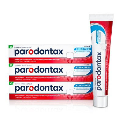 Parodontax Extra Fresh zubní pasta 3x75 ml