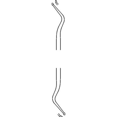 Exkavátor oboustranný; 1 mm, 16,8 cm
