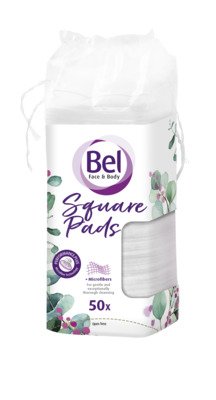 Bel Cosmetic odličovací tampony čtvercové 50 ks