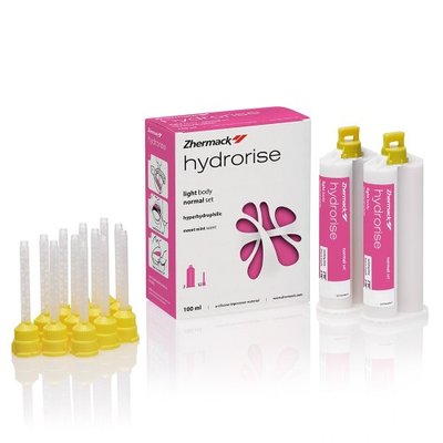 HYDRORISE LIGHT BODY NORMAL SET 2x50 ml cartridges, 12 yellow mixing tips