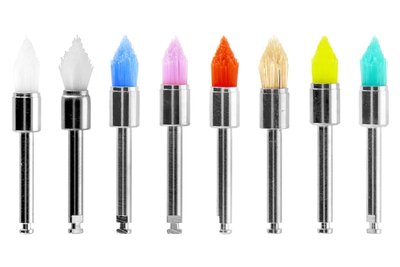 Szczoteczka do kątnicy - płomyk 100 szt. COTISEN - żółty - medium