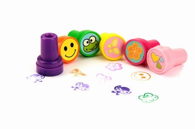 Zabawka - Pieczątka wzory 10 + 2 GRATIS