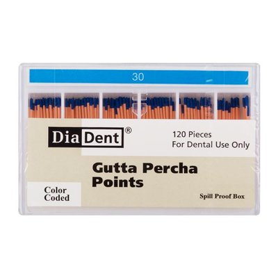 Gutap.čepy DiaDent 030 kalibrované, kón. 2%