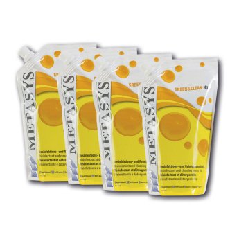 GREEN&CLEAN H1, Dezinfekce koncentrát pro automatický hygienický systém doplň. set (4x500ml)