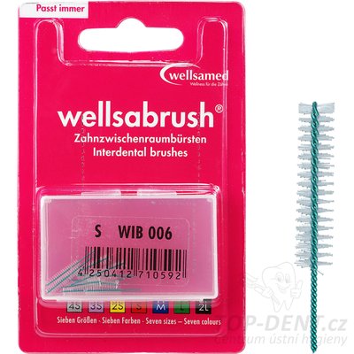 Wellsabrush S mezizubní kartáčky 0,7mm, 10ks