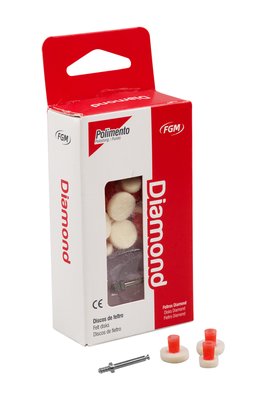Diamond Felts 24 szt. + mandrela FGM