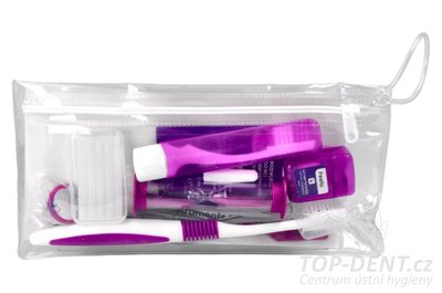 Feelo Ortho KIT set pro čištění s rovnátky (fialový)