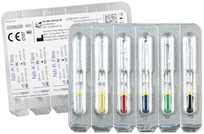 NiTi K-file POLODENT 28 mm ISO 45-81