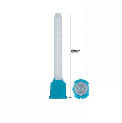 DENTALINE Mixing tips regular green 88mm, 1:1 ratio (Pack of 50 pieces)