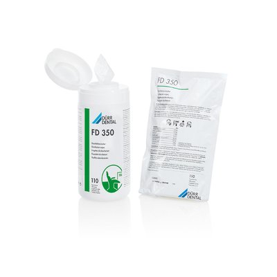 DÜRR DENTAL FD 350 Classic Dezinfekční Ubrousky Náhradní Balení 110ks
