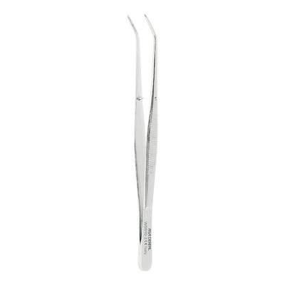 Pinzeta anatomická, zakřivená 14 cm AsaLady W0610-2 - 1 ks
