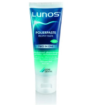 Lunos leštící pasta Two in One Mint s fluoridem 100g