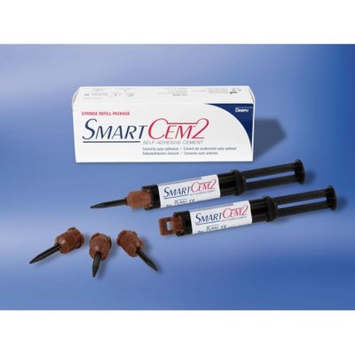 SmartCem 2 Medium 2x 5 g stříkačka, 20x tips