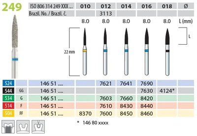 Brousek diamantovaný T 806.314.249.504.010