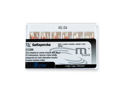 Mtwo gutaperčové čepy 45/.04, 60ks