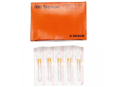 Sterican Heparin - injekční jehly G25, 0,5x16mm, 100ks