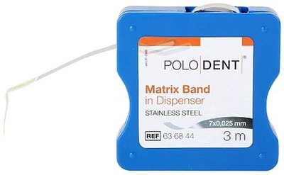 Polodent matricová páska nerezová 7/0,025 mm