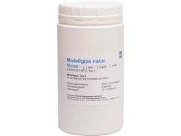 Modellgips natur - Muster 1 kg gelb