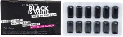 Curaprox Black is White - žvýkačky, 12ks