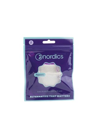 Nordics Flossers párátko se zubní nití 30 ks