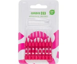 ORBIS mezizubní kartáček, 0,4 mm, barva růžová, 8 ks