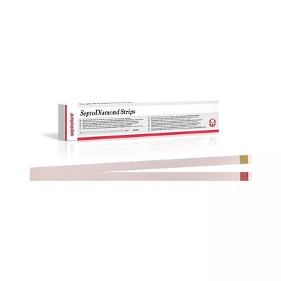 SeptoDiamond Strips Fine/Medium paski ze stali nierdzewnej pokryte nasypem diamentowym 12szt