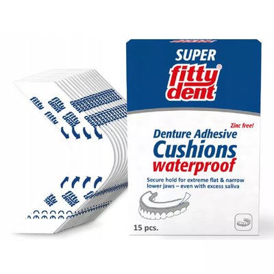FITTYDENT podściółki do mocowania dolnych protez zębowych 15szt