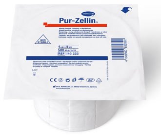 Pur-Zellin buničité čtverečky nesterilní 4x5cm