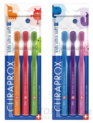 Curaprox Kids CS 5500 dětský zubní kartáček, 3ks
