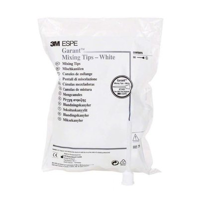 Kanyly míchací bílé 1:1/2:1 50ks