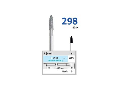 Diamantový brousek - torpédo Ø 2,5mm, zrnitost normal