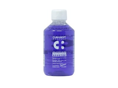 CURASEPT DayCare Junior Booster ústní voda, žvýkačková příchuť 250 ml