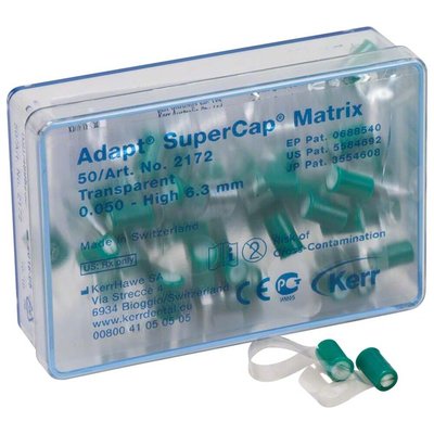 SuperCap transparentní matrice 0,05mm/6,3mm 50ks