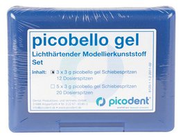 picobello gel - Set 3 x 3 g Spritzen, 12 Dosierspitzen