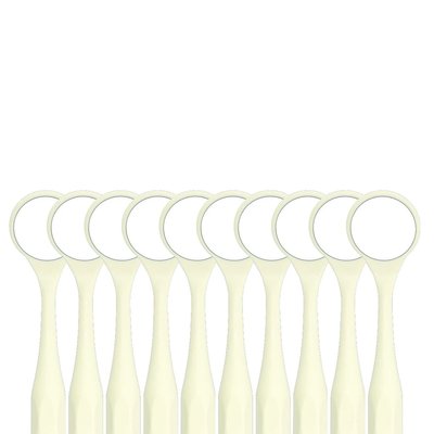 Lusterka z rękojeścią Mega Relax nr 5 żółte 10szt/op sztuka Hahnenkratt