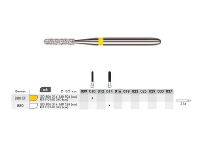 Diamant - dlouhé torpédo FG (6ks)