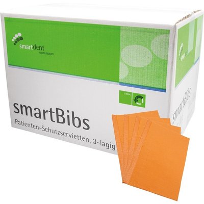 smartdent smartBibs 33 x 45cm Broskev 500ks