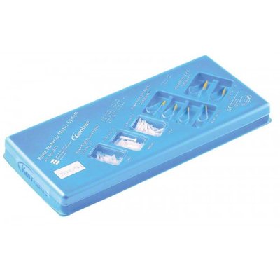 Hawe transparentní system matric - 40x premoláry,20x moláry, 15x klínky světlov.