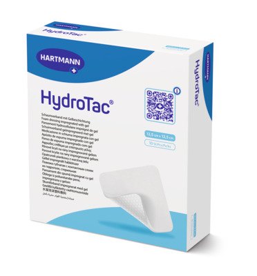 HydroTac polyuretanové krytí s gelem 12,5 × 12,5 cm 10 ks