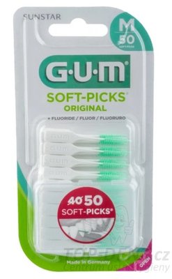 GUM Soft-Picks Original mezizubní kartáčky (M), 50ks